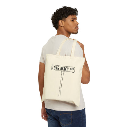 LBI BLVD Cotton Canvas Tote Bag