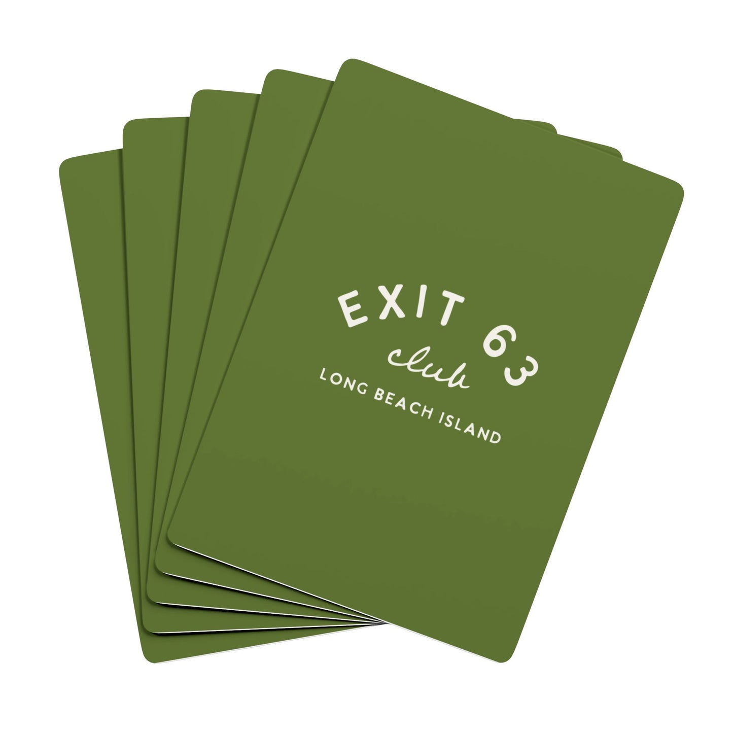 Exit 63 Club Playing Cards