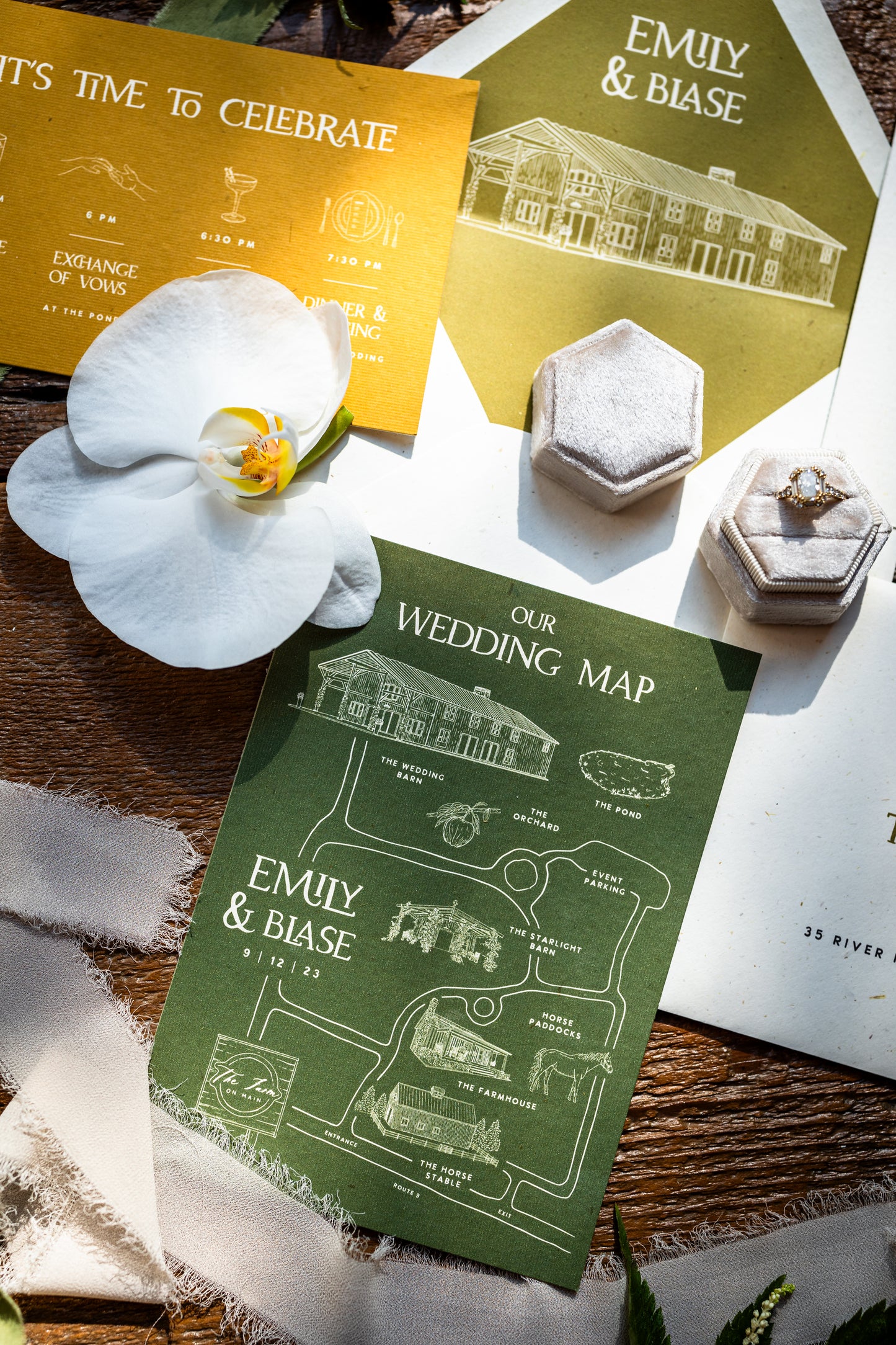 A7 Itinerary/Map Card