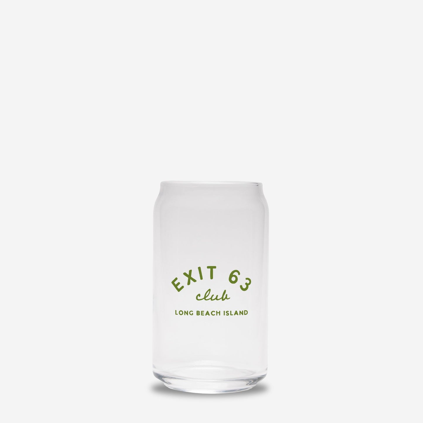 Exit 63 Club Glass Can