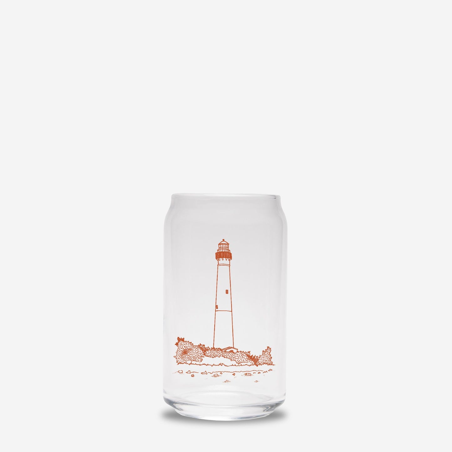 Barnegat Lighthouse Glass Can