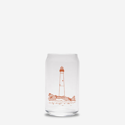 Barnegat Lighthouse Glass Can