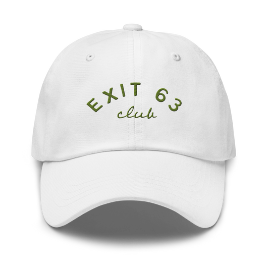 Exit 63 Club Embroidered Hat