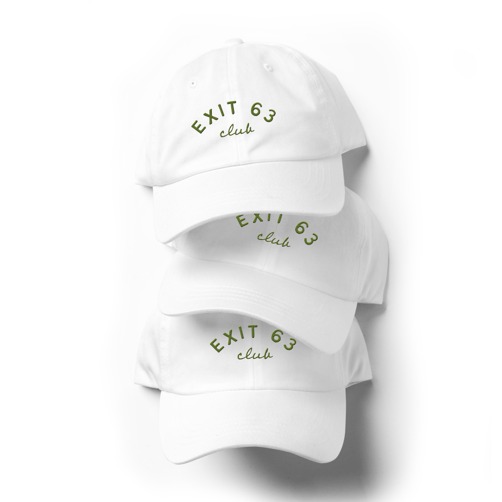 Exit 63 Club Embroidered Hat