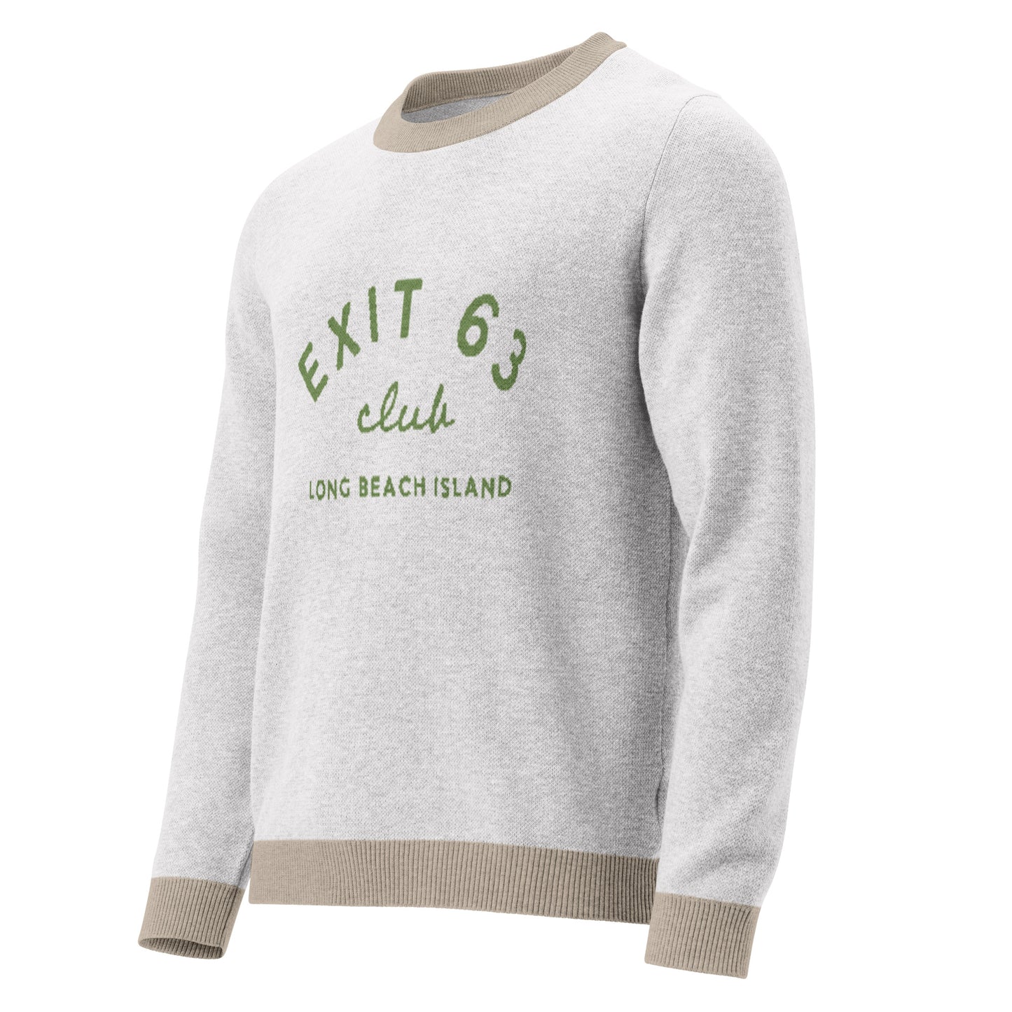 Exit 63 Club Knitted Crew Neck Sweater