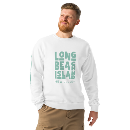 Retro LBI Crew Neck Sweatshirt