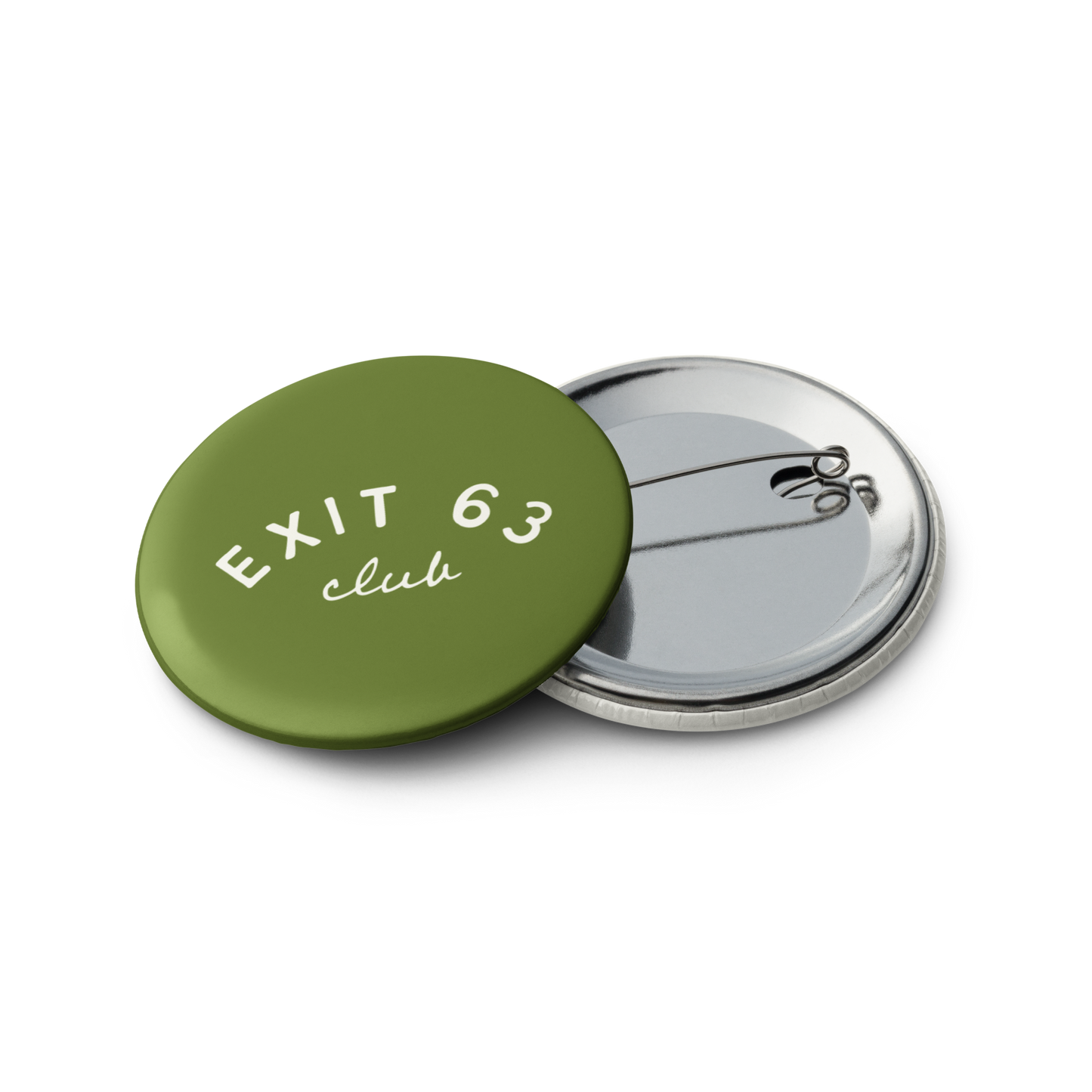 Exit 63 Club Pin Buttons