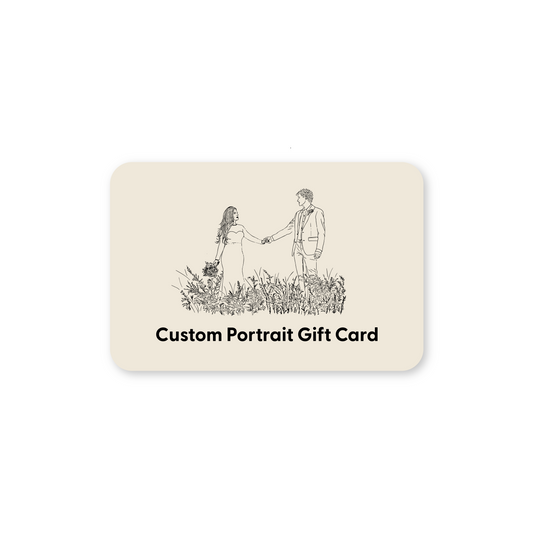 Custom Portrait Gift Card