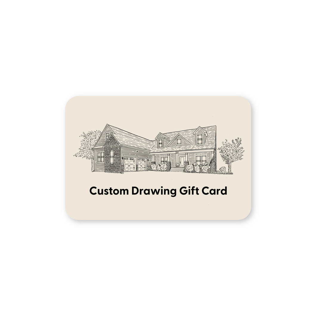 Custom Drawing Gift Card