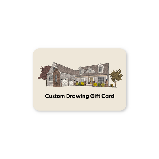 Custom Drawing Gift Card