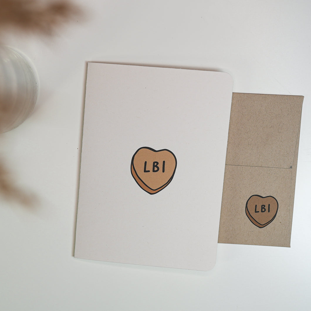 LBI Candy Heart Card